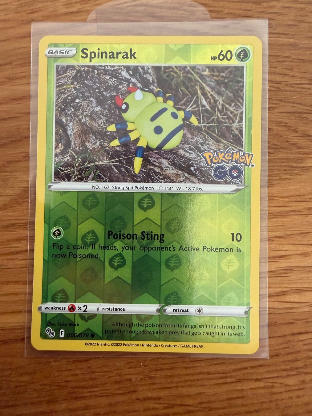 Pokémon Sammelbilder & Trading cards: Spinarak 006/078 – Gebraucht aus Amriswil von sim_nlb6