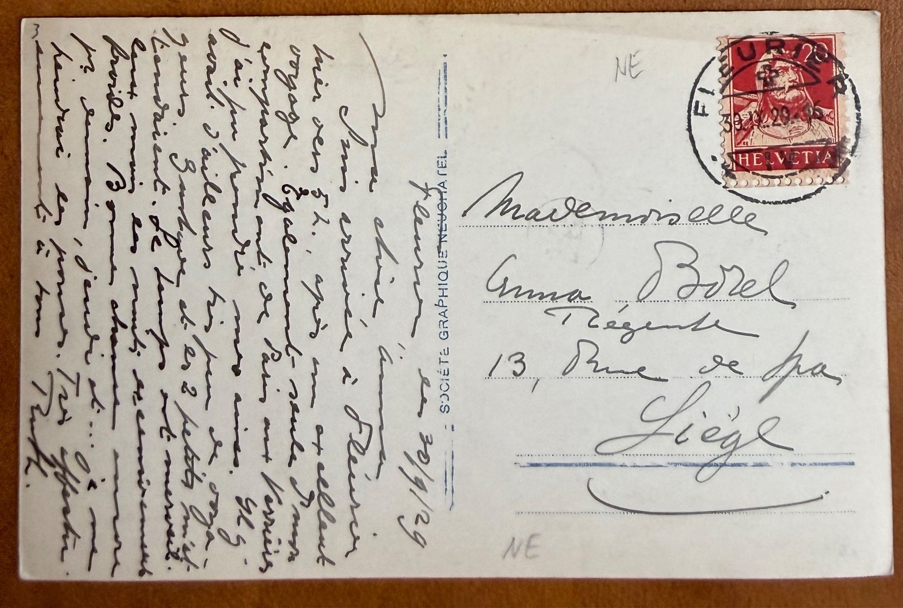 Cartes postales: Fleurier - Panorama 1929 – D'occasion à Lutry par Ediego 1