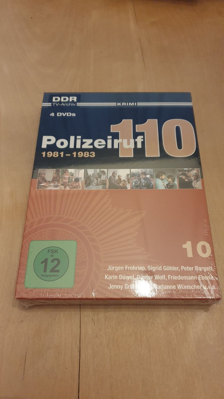 Tutti i DVDs: Polizeiruf 110 DVD Box 10 neu OVP – Nuovo e nell'imballaggio originale da Bern venduto da wil_8ktn