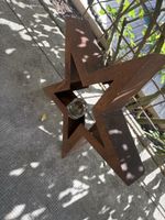 Rost Deko Stern Garten, Herbst Deko, Vintage, Top Zustand!