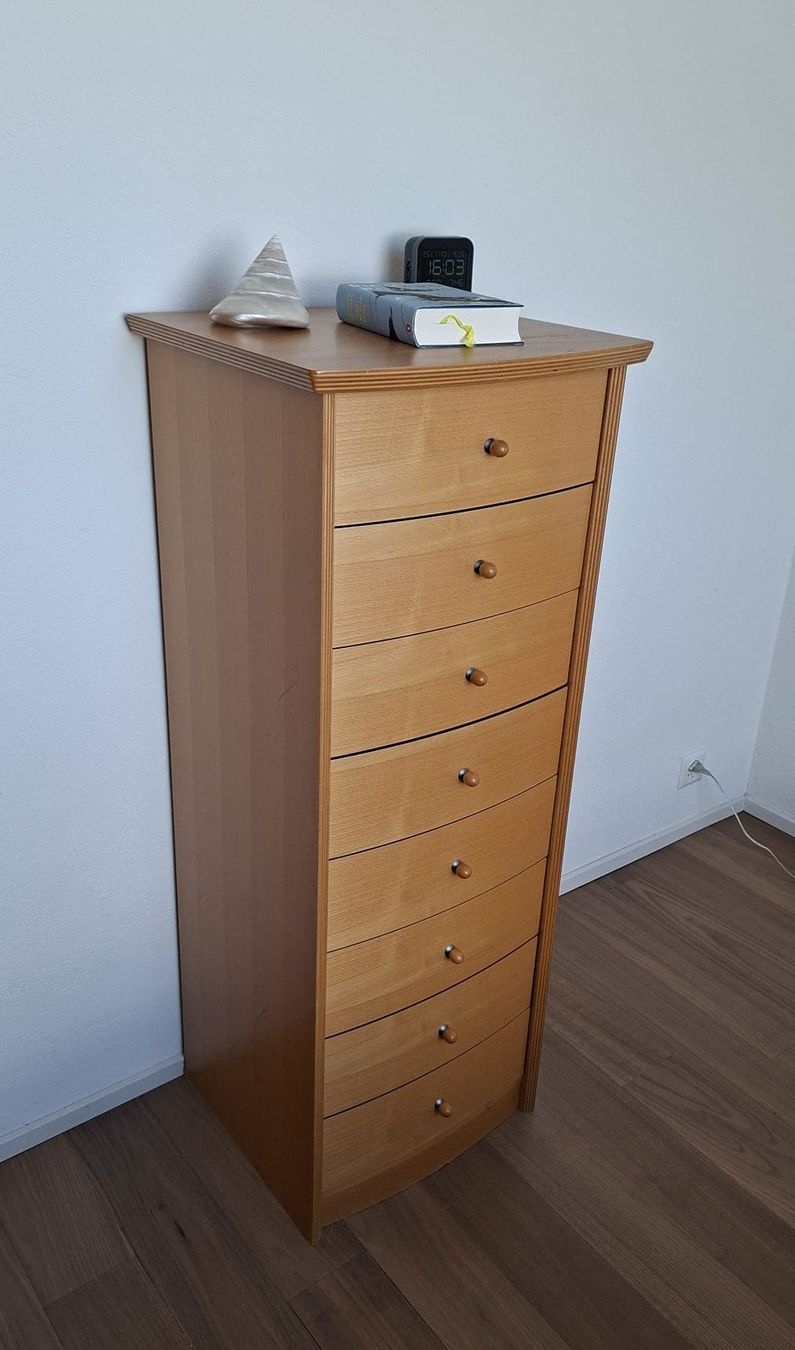 Cassettiere: Praktische Schubladenkommode mit 8 Schubladen, Buche-Optik – Usato da Affoltern am Albis venduto da Tibu987 1