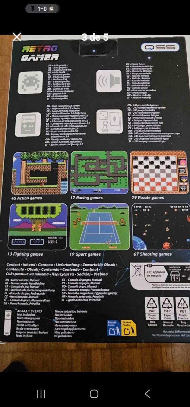 Console: konsole 240 Games – Nuovo e nell'imballaggio originale da Dietikon venduto da teamomaria 2