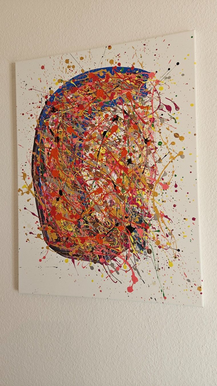 Gemälde: Tableau abstrait unique, parfait pour décorer votre intér... – Neu (gemäss Beschreibung) aus Le Locle von fab_c9hh 1