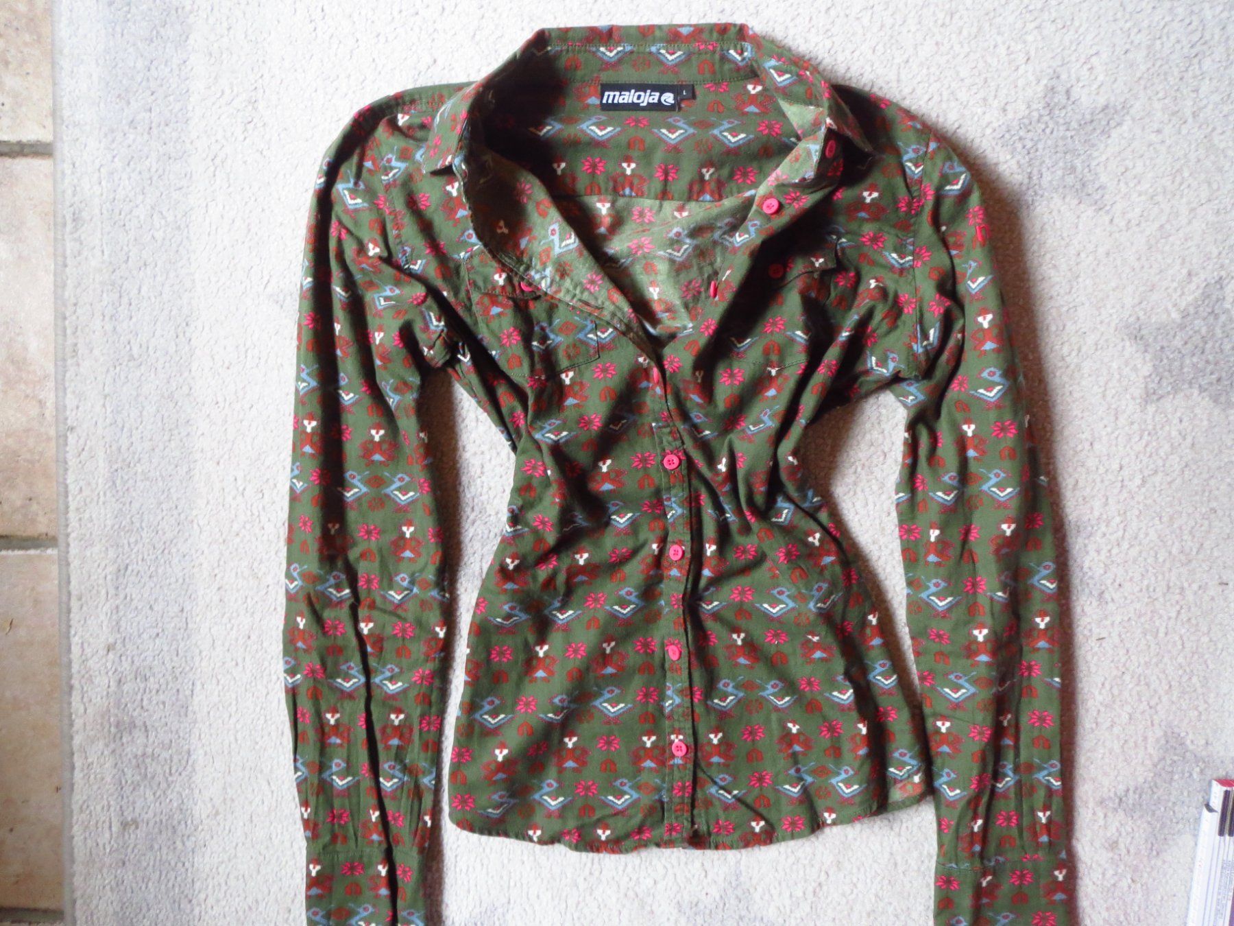 Camicette: spezielle MALOJA Damen Bluse Gr L – Usato da kiental venduto da Anna3723