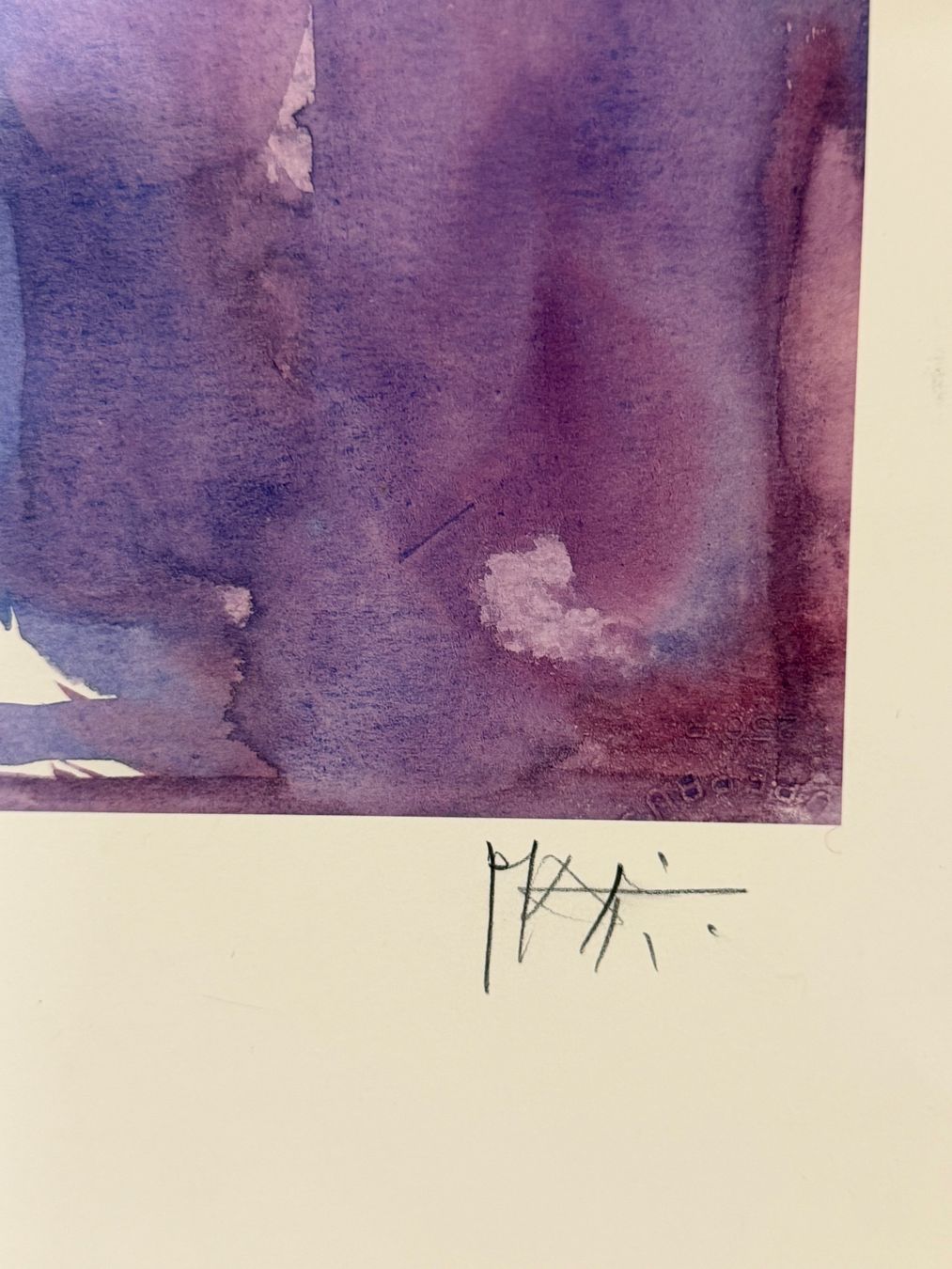 Dipinti: PIATTI Original signierte Lithographie. – Usato da Basel venduto da PAUL_ART 4