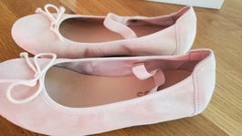 Ballerinas acebos Gr. 34, weiches Velourleder, wie Neu!