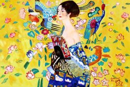 Gustav Klimt - Frau mit Fächer