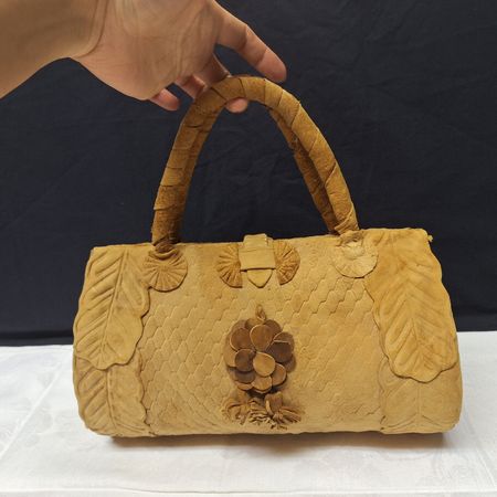 Versand möglich! Aus Zunderschwamm: Vintage Tasche