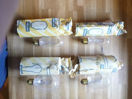 4 Stk. alte Filmprojektorlampen von Philips