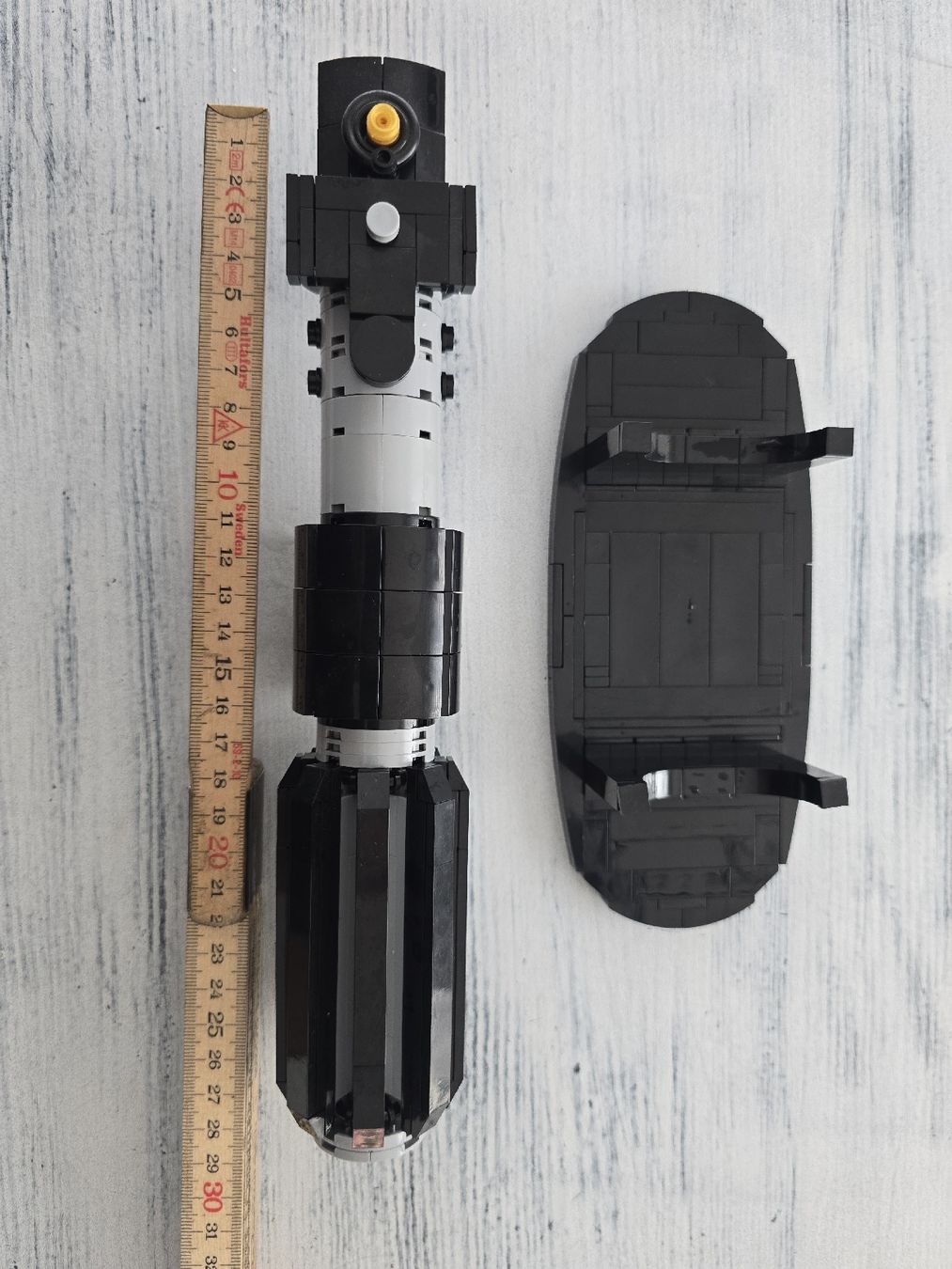 Kit di costruzioni:  Star Wars Lichtschwert Darth Vader - aus Klemmbausteine – Usato da Tuggen venduto da Zweitechanceboutique 3