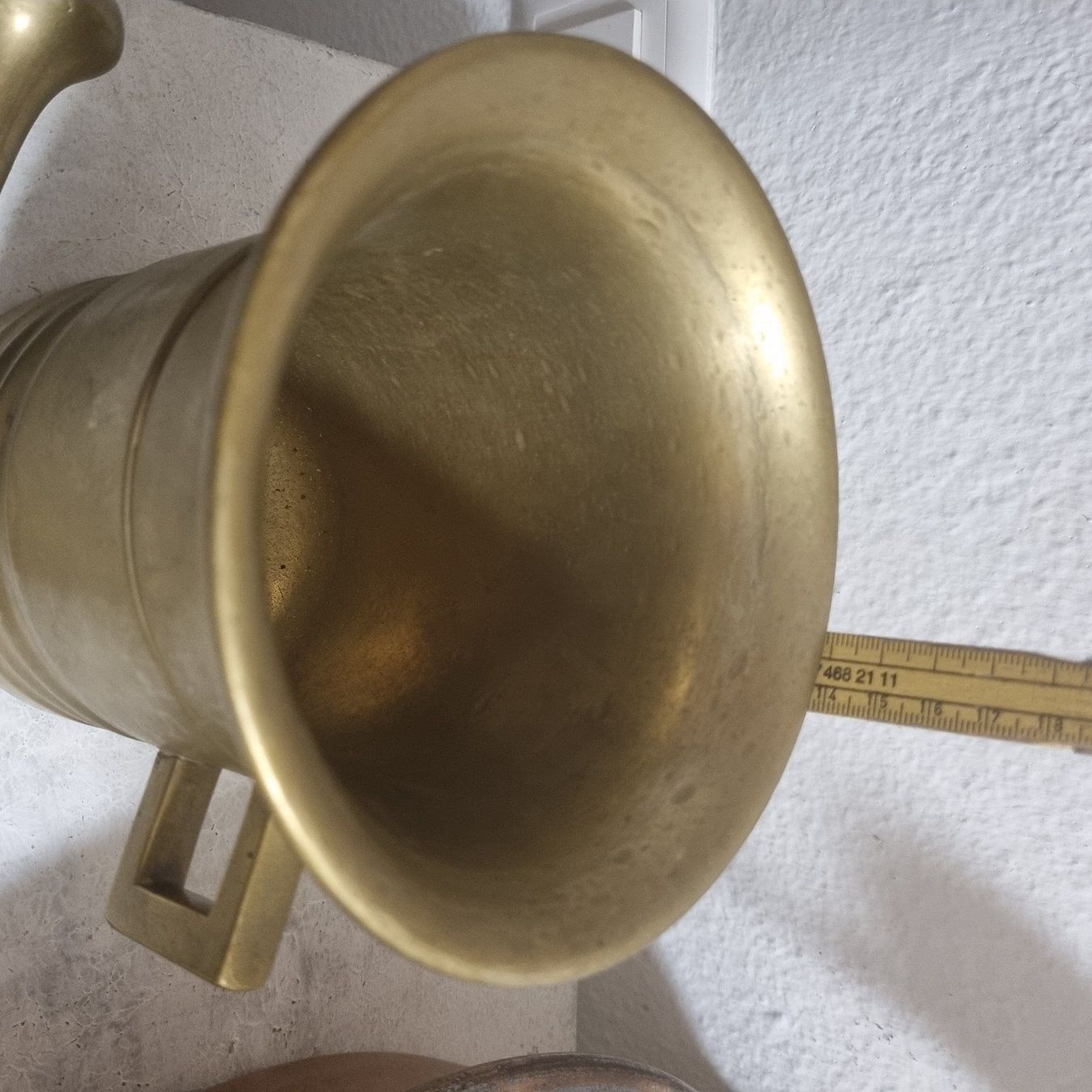 Sonstiges für das Kochen & Backen: Antiker Messing Mörser ≈4kg – Gebraucht aus Zürich von Melossoap 2