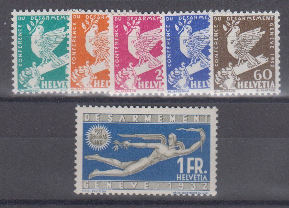 Tutti i francobolli: CH N° 185 - 190 neuf** 150.-- – Usato da Boécourt venduto da Denteles66