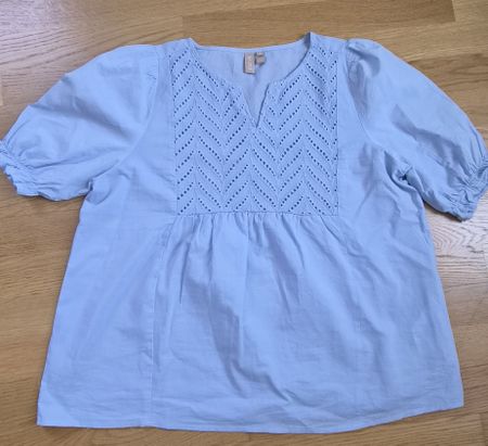 Sommerliche Bluse von Culture, hellblau, Grösse M