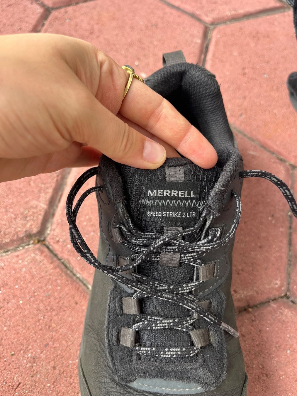 Merrell Scarpe da donna: Damen Trekkingschuhe Merrell schwarz Grösse 37.5 – Usato da Oetwil am See venduto da Jedediah11 3