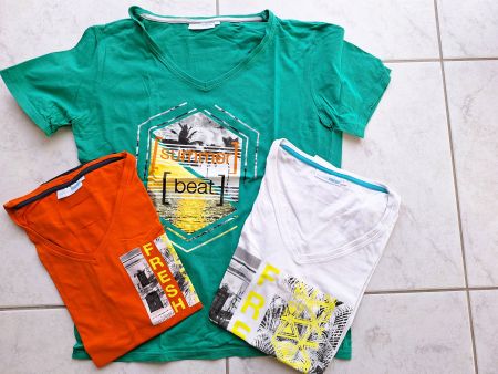 3 Summer fresh Shirts für Jungs Gr. L