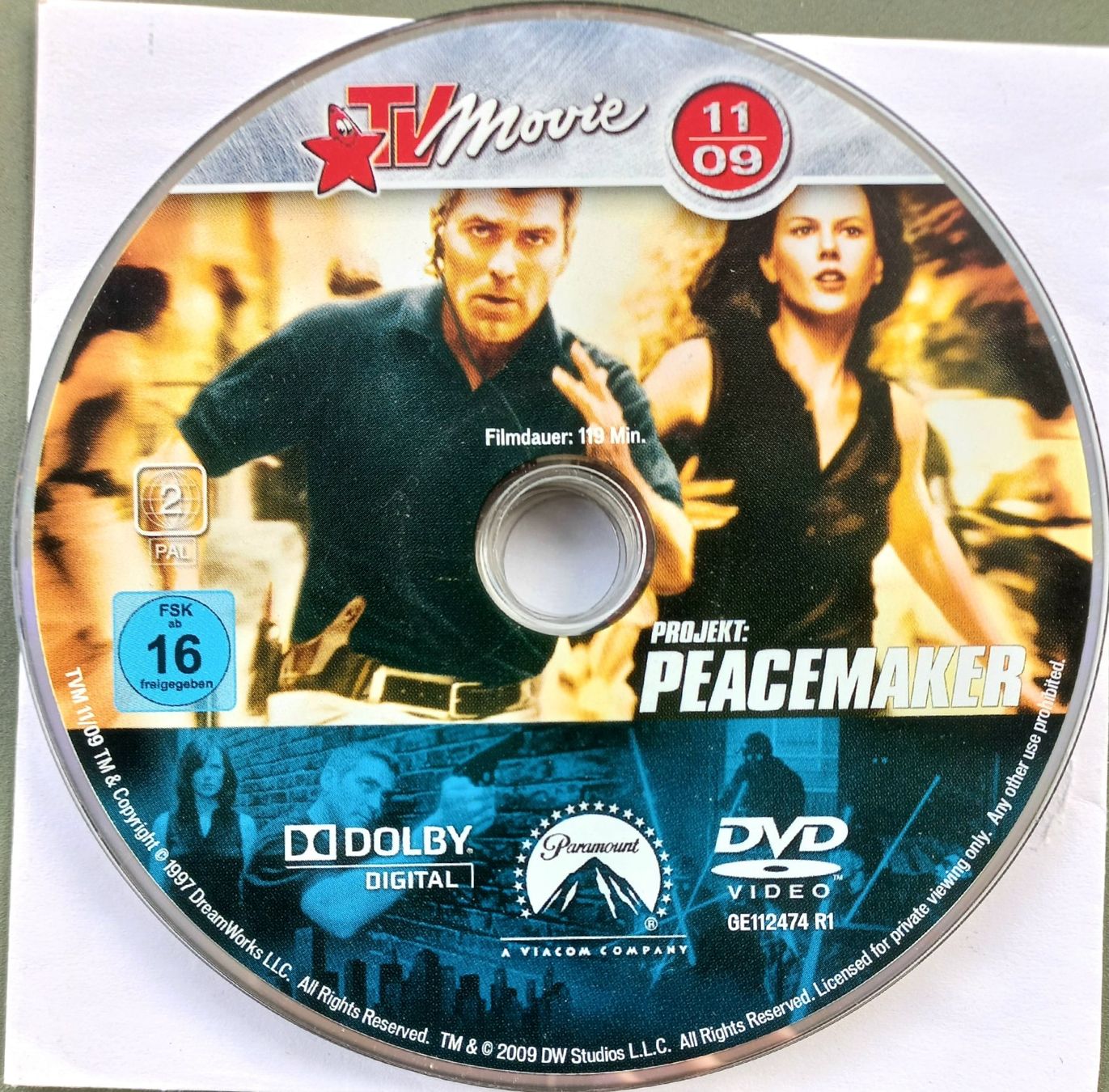 Tutti i DVDs: DVD D - Projekt: Peacemaker – Usato da Niederuzwil venduto da lubimaja