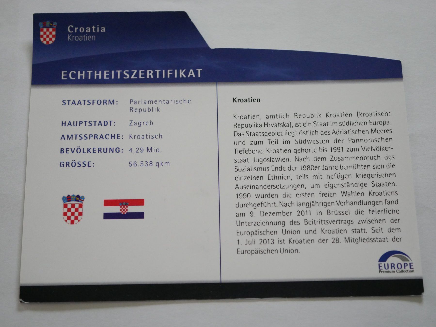 Tutti le monete: Europrobe Kroatien 2013 Premium ***TOP*** – Nuovo e nell'imballaggio originale da Kreuzlingen venduto da Samson01 2