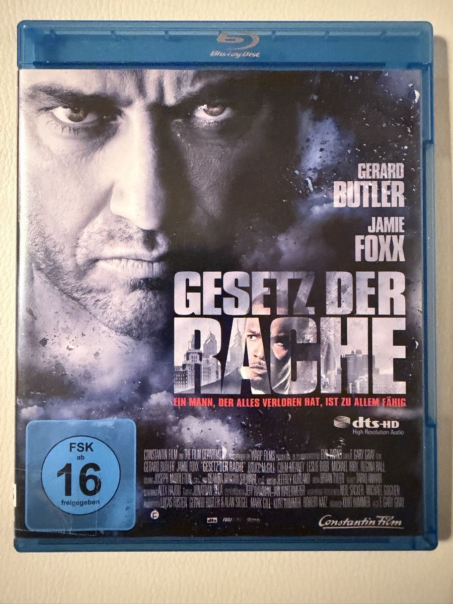 Tutti i DVDs: Blu-ray Gesetz der Rache  – Usato da Rorschach venduto da mar_nl6c