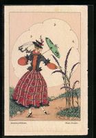 Mela Köhler: Elegante Dame mit Hut und 