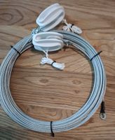 Antennendraht 4mm, 2 Isolatoren und Anschluss für UNUN