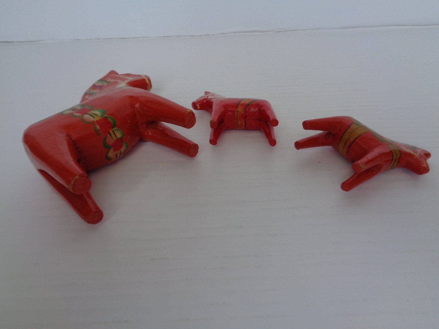 Figurines: 3 Dala Pferde aus Holz – D'occasion à Chur par omonia 5