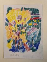 Walter Ropélé 1934, Oelkreide/Papier handsigniert 21x15cm
