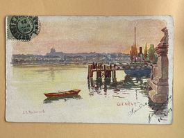 Genève - Künstlerkarte 1904