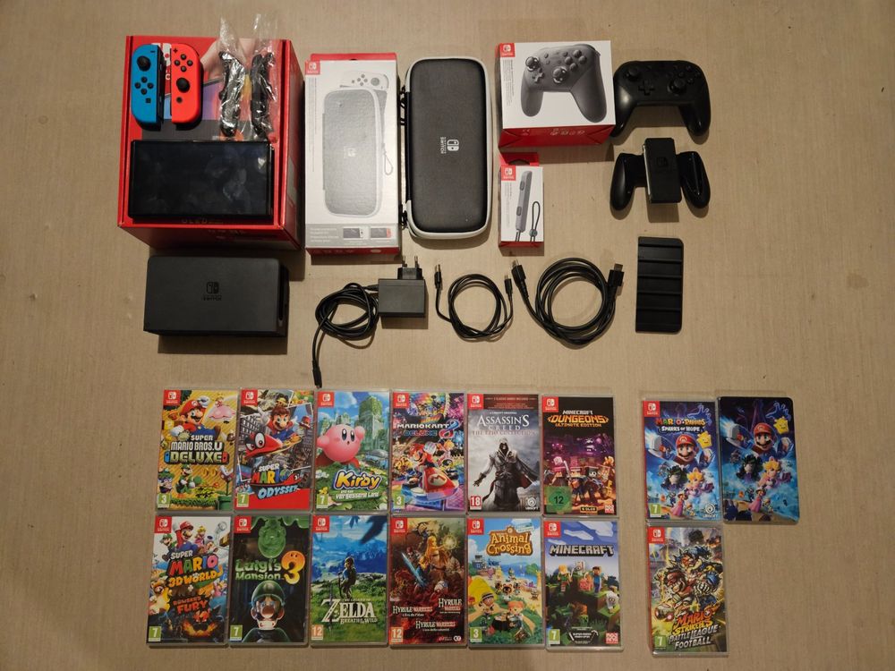 Nintendo Switch OLED + games Kaufen auf Ricardo