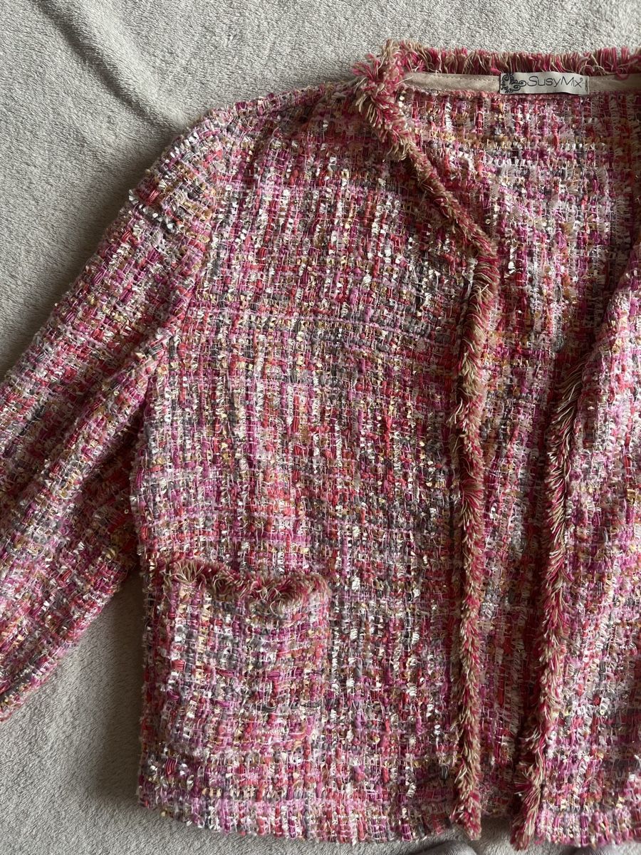 Giacche: Rosa Tweed-Blazer elegant Gr. S – Usato da Urtenen-Schönbühl venduto da mei_wsy6 1