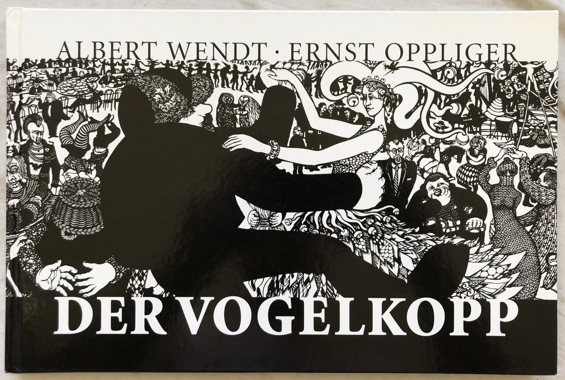 Libri: Signiert: Der Vogelkopp - Ernst Oppliger Scherenschnitt 2003 – Usato da Schaffhausen venduto da durruti