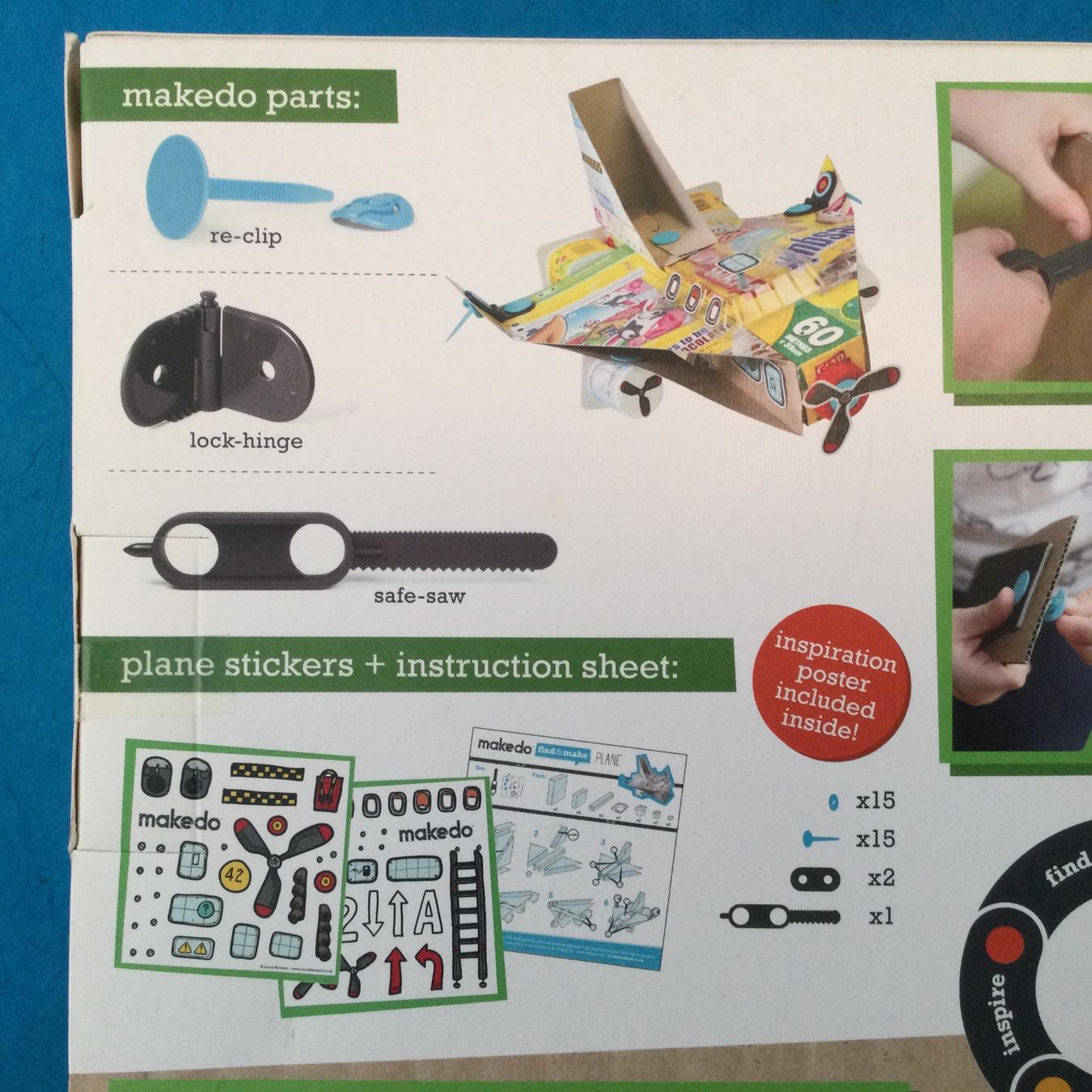 Giocattoli: Makedo Find & Make Plane / Flugzeug. Neu. – Nuovo e nell'imballaggio originale da S. Pietro venduto da pic_mc9g 4