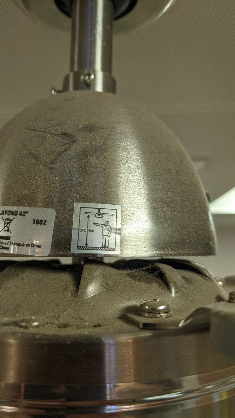 Ventilatori: Deckenventilator silber – Usato da Rüti ZH venduto da kunstreich_8630 2