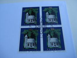 Sondermarke 2002, Weihnachten, FDC Einzel + 4erblock, 2 Bel