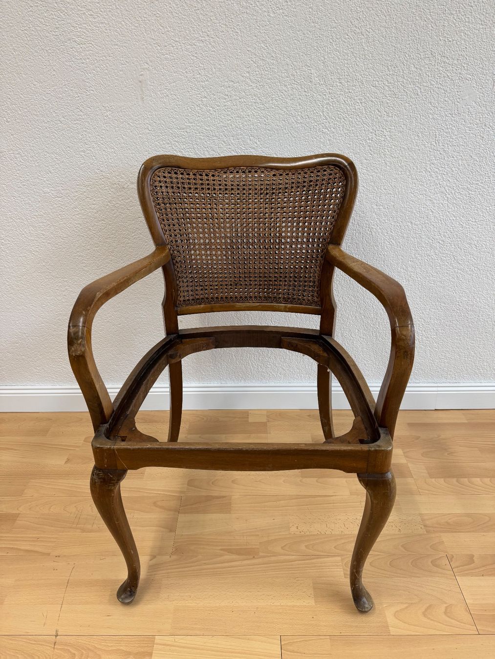 Sedie: Sessel, Chippendale-Stil mit Wiener Geflecht & Zebra-Muster – Usato da Horgen venduto da Grizzly83 4
