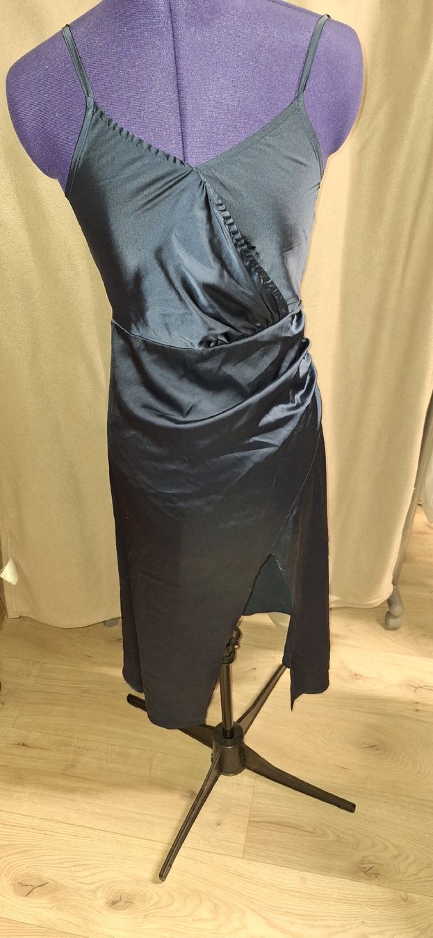 Vestiti: Elegantes blaues Kleid Gr. 34 – Usato da Diessenhofen venduto da Strubely