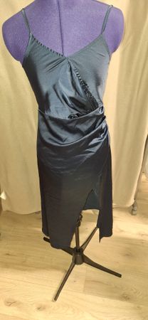 Elegantes blaues Kleid Gr. 34