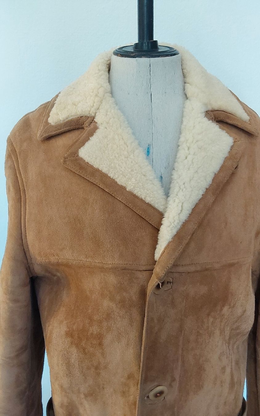 Cappotti: Echter Lammfellmantel Herren M Vintage – Usato da Köniz venduto da scopello12 1