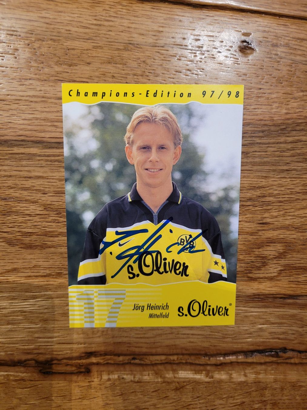 Autografi: Autogrammkarte Jörg Heinrich / handsigniert / BVB – Nuovo (secondo la descrizione) da Luzern venduto da Drsnoeggels