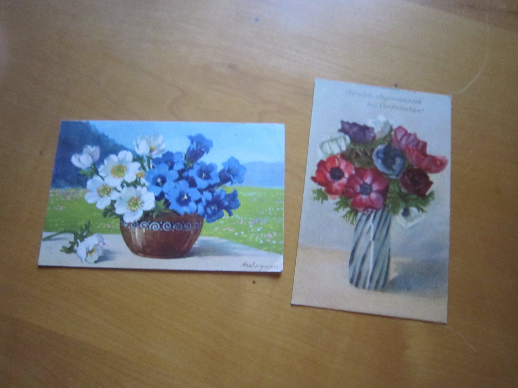 Cartes postales: No2 Postkarten Blumen ab 1927 – D'occasion à Gordola par Polentaefung