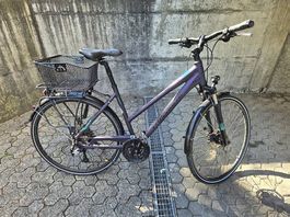 Crosswave Quest Damenvelo (28") - Trekkingbike violett