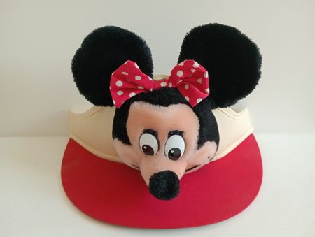 Vintage Minnie Mouse Sonnenvisier 90er Jahre Disney Sammler