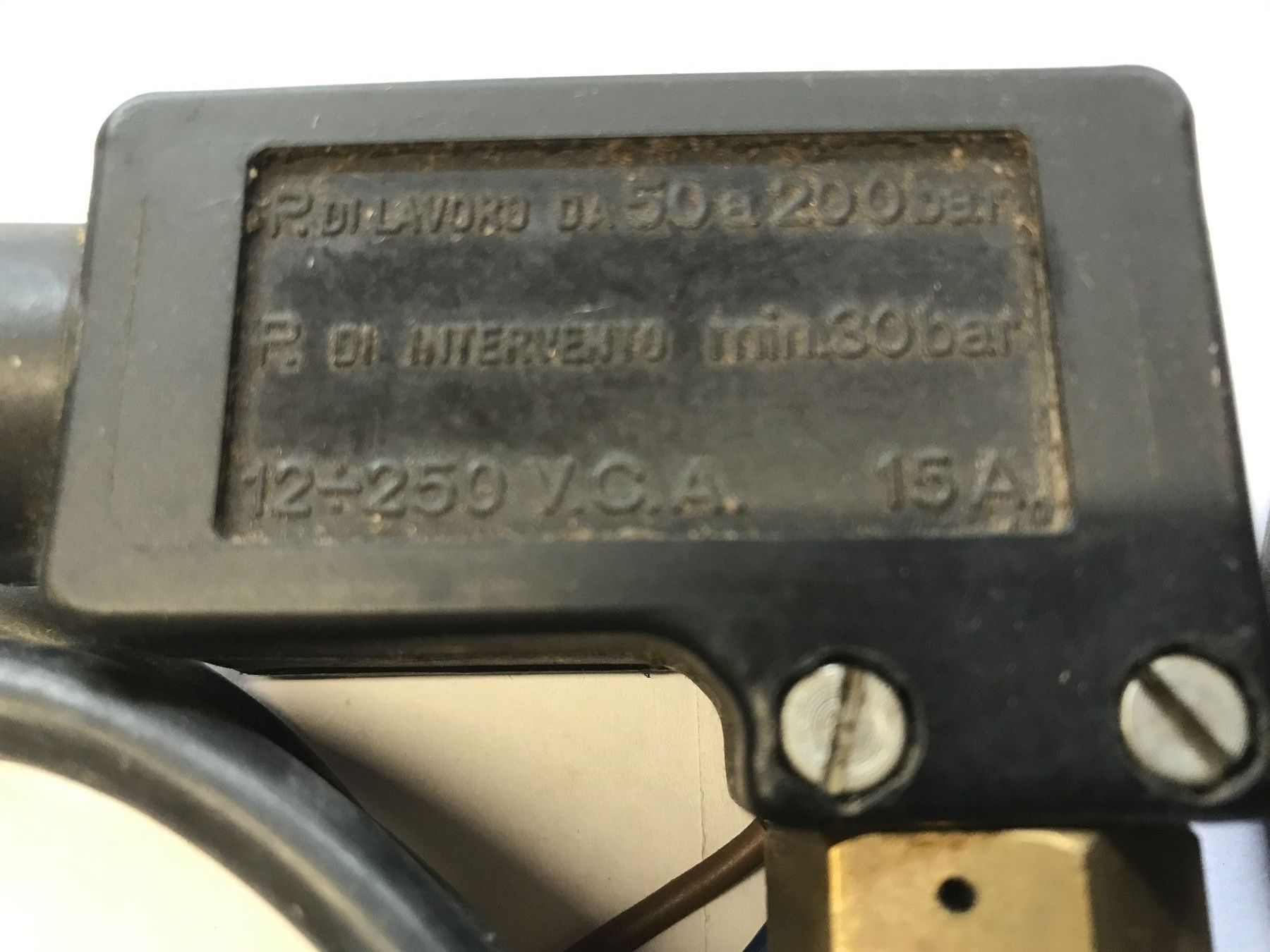 Schalter: Druckschalter max 200 bar. – Neu (gemäss Beschreibung) aus Küblis von hypofacto 2