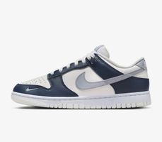 Nike Dunk Low White/Armoury Navy/Wolf Grey - 44