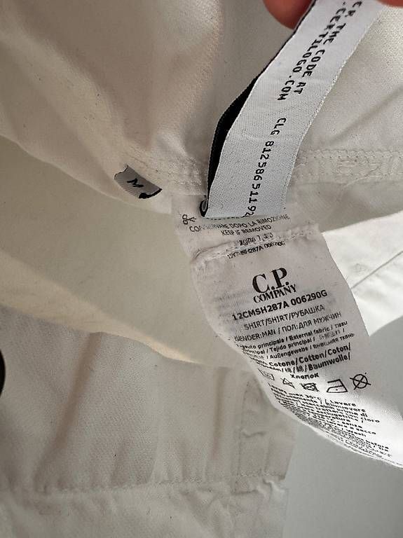CP Company Camicie: CP Company Hemd Weiss Gr. M – Usato da Biel/Bienne venduto da TrueSeller 3