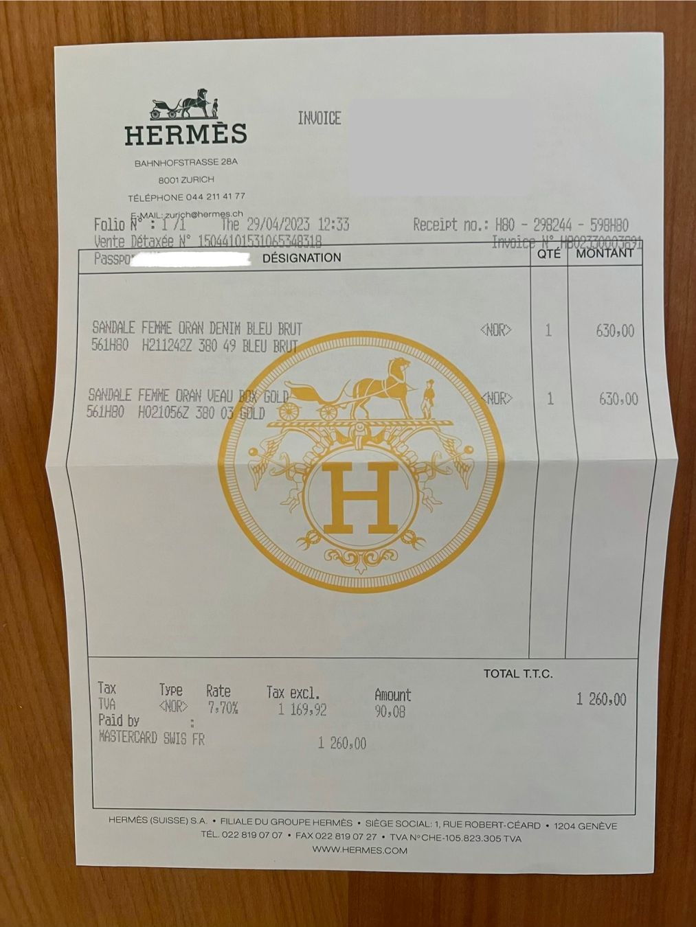 Hermès Scarpe da donna: NEU Hermes Oran 38 classic sandal – Nuovo e nell'imballaggio originale da Zollikon venduto da cat_p589 6
