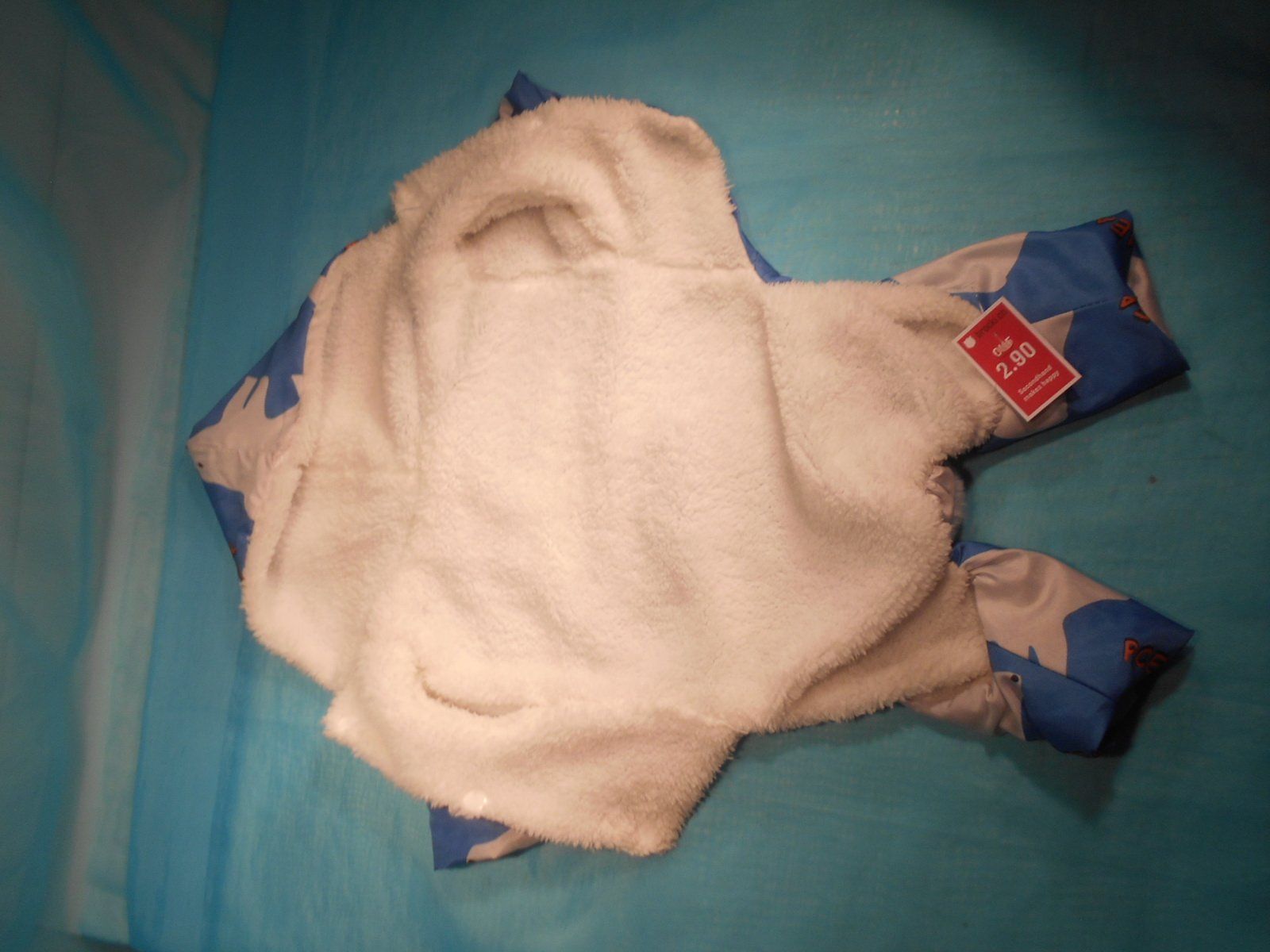 Abbigliamento: Hundemantel, Wintermantel, RL: 35cm, Plüschfutter – Usato da Bellach venduto da JingleCherry 1