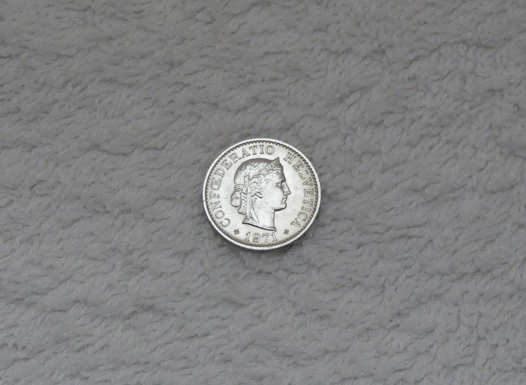 Tutti le monete: 5 centimes/rappen 1971 – Usato da Nyon venduto da Ilmi09