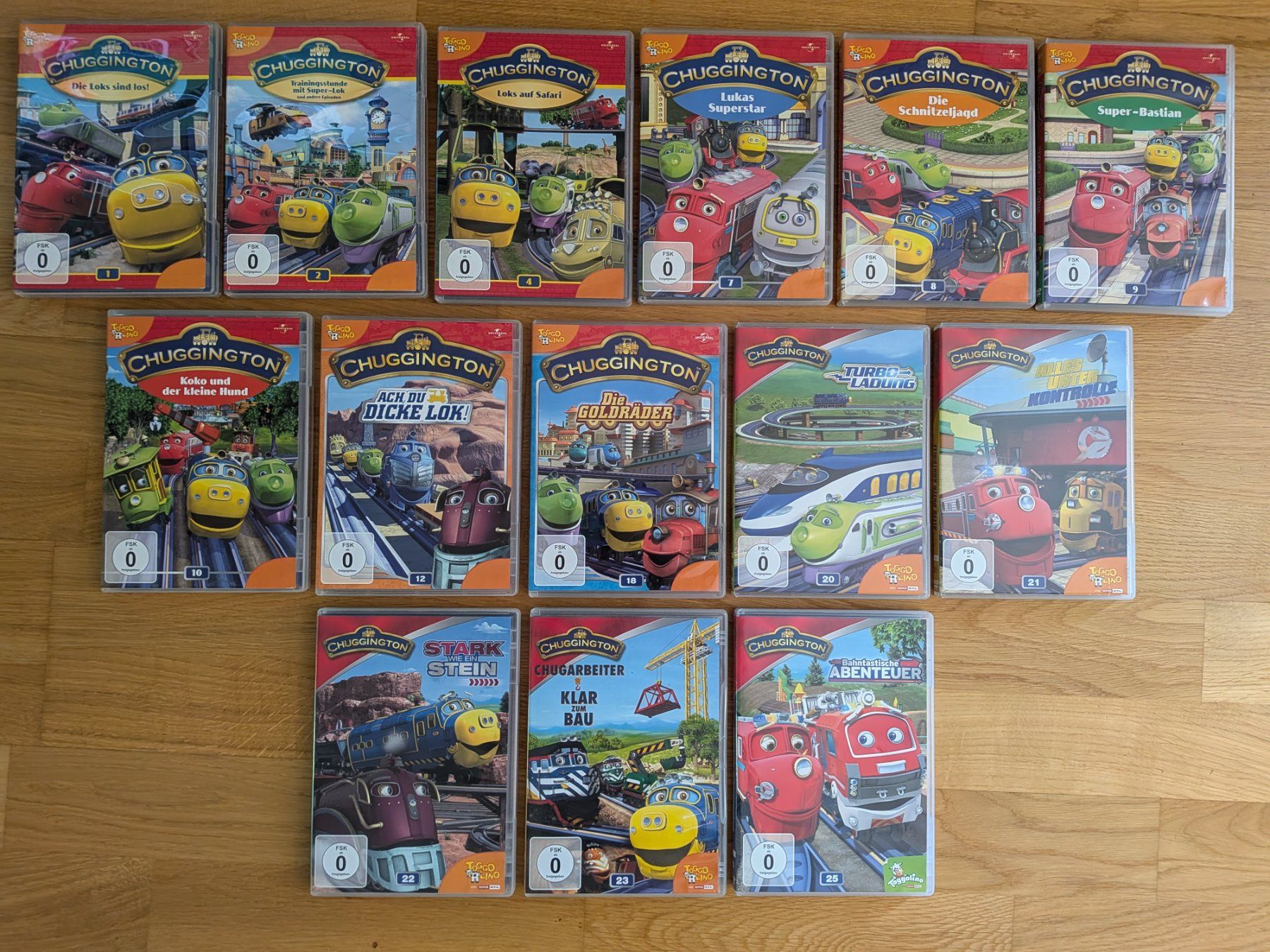 Tous les DVDs: Chuggington 14er-Set Kinder DVDs – D'occasion à Gossau SG par mattmaster7