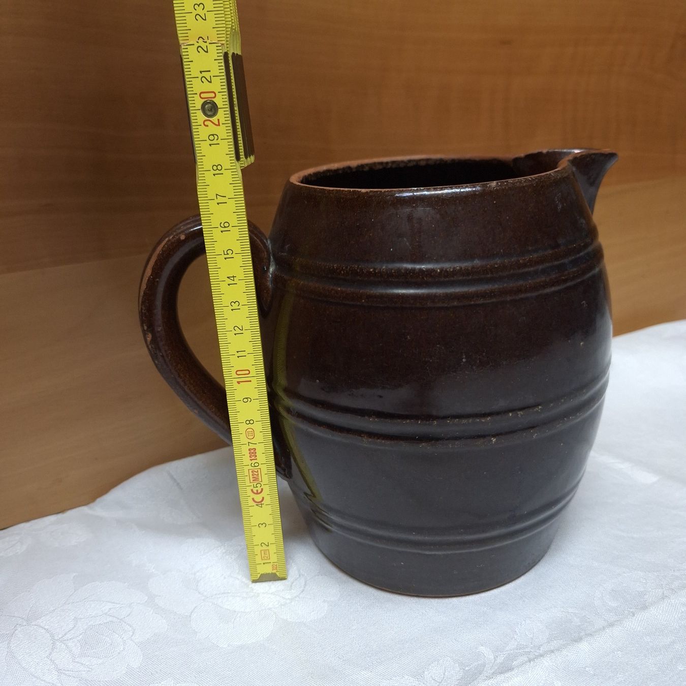 Teiere: Versand möglich. Museumsreif, antiker Steingut Krug – Usato da Winterthur venduto da Goldpipau 8