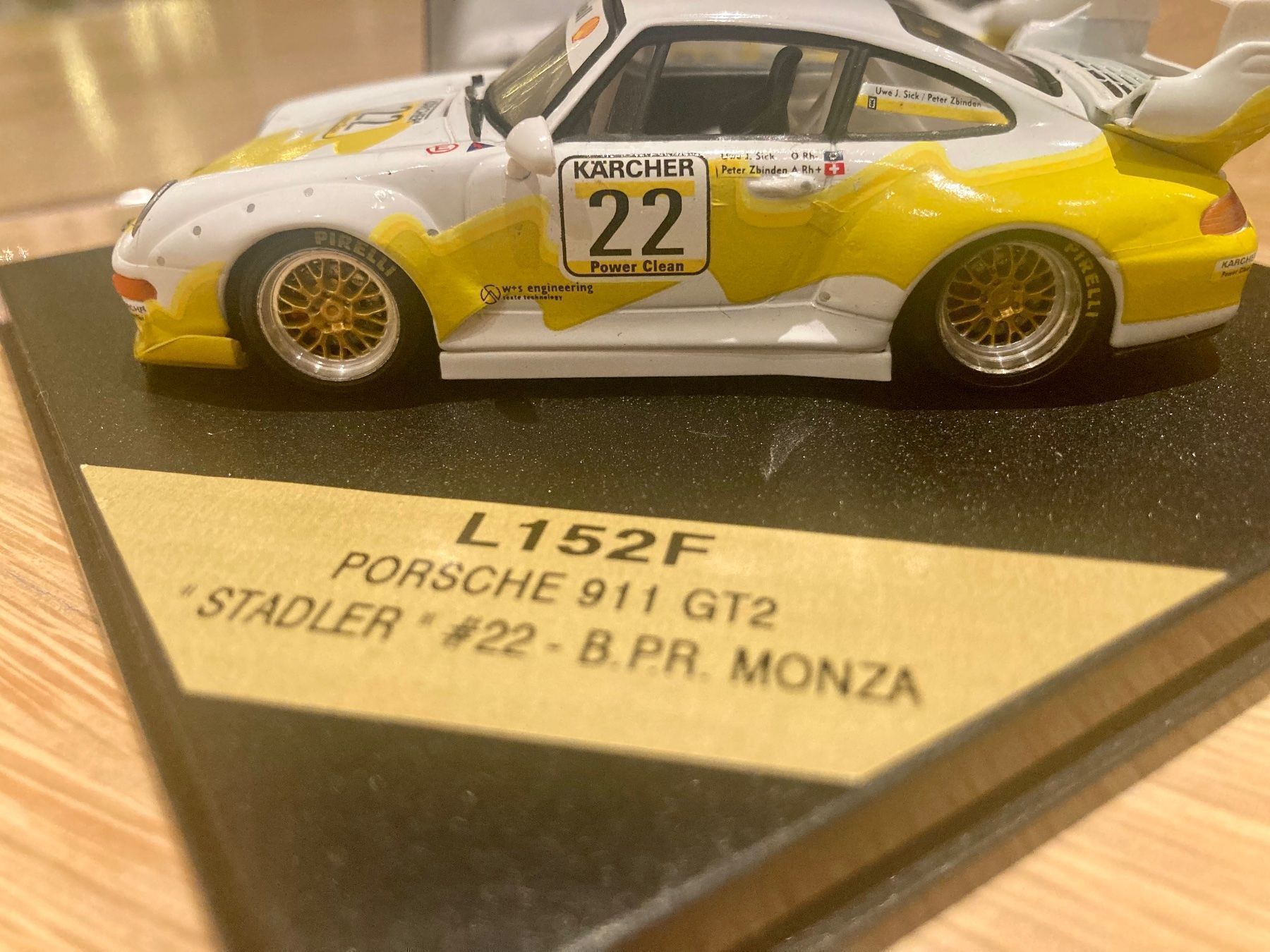 Vitesse Modellini d'auto: Porsche 911 GT2 Stadler / Monza – Nuovo e nell'imballaggio originale da Bern venduto da Spomme 6
